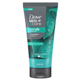DOVE MEN + CARE Body and Face Scrub Eucalyptus — Essential Oil Exfoliating Paste for an Invigorating Sensory Shower
