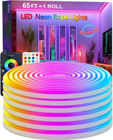 Kids Bedroom LED Neon Light – Cool to Touch RGB Strip with App Timer