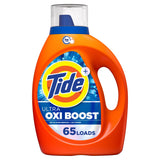 Tide Ultra Oxi Boost Liquid Laundry Detergent for Shared Household Laundry Areas, 148 fl oz Time-Saving Wash