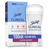 Secret 100-Hour Sweat Protection with Hyaluronic Acid – Calming Deodorant for Mindful Morning & Evening Routines