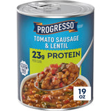 Progresso Protein Mediterranean-Style Meatball and Chicken Soup, Family Weeknight Dinner With Hidden Veggies and 20g Protein, 18.5 oz
