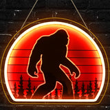 Cryptid Co. Bigfoot Neon Sign – Flameless Wall Lighting Safe Around Kids and Pets, Cool Touch Silicone LED with No Smoke or Wax