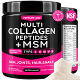 Venture Pal Multi Collagen Powder – Unflavored Collagen Peptides for Clutter-Free Wellness Routines