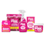 Stardrops The Pink Stuff Bathroom Cleaning Kit – One Neutral Kit to Replace Five Bottles, Uncluttered Storage Under the Sink