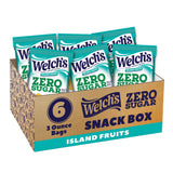 Welch's Zero Sugar Fruity Bites – 3pm Office Desk Drawer Snack for Focused Workers, Mixed Fruit 3oz Packs