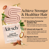 Kitsch Argan Oil Shampoo Bar — Restorative Hair Cleanser for Nightly Wind-Down and Self-Care Rituals