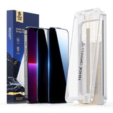 MAGIC JOHN Privacy Screen Protector for iPhone 16 Pro Max – Travel-Ready Anti-Spy Glass