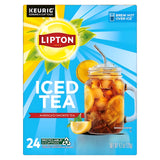 Lipton Unsweetened Black Iced Tea K-Cups 24-Pack – Backyard Patio Entertaining Pods for Iced Tea Service