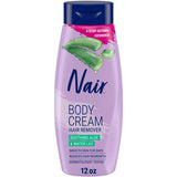 Nair Depilatory Cream – Gentle, Dermatologist-Tested Hair Removal Without Nicks or Burns