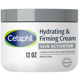 Cetaphil Skin Activator Hydrating & Firming Body Cream 12oz – Post Shower Self Care Step for Crepey Arms Legs and Chest