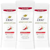 Dove Advanced Care Apple & White Tea Deodorant – Dermatologist-Tested Daily Protection for Sensitive Underarm Skin, Alcohol-Free