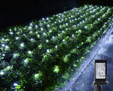 iBaycon 4ft x 6ft Connectable Net Lights – IP44 Waterproof Holiday Lights for Camping, Outdoor Dining, and Yard Bushes