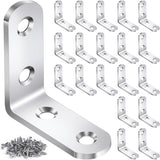 SleekFix L Bracket Corner Brace Set 20 Pack - Thoughtful Housewarming Gift for New Homeowners, DIYers and First-Time Renters