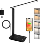 shinelife LED Desk Lamp – Eye-Caring Flicker-Free Light for Late-Night Reading and Wind-Down Routine