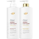 Dove Bio-Protein Care Curl Set – Mindful Wash Day for Damaged Curly and Coily Hair, 18 Oz Each