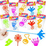 Halloween Sticky Toys for Kids – 28 PCS Non-Candy Trick or Treat Handouts for Toddlers and Preschool Class Parties