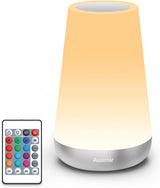 Auxmir LED Mood Lamp – Thoughtful Birthday Gift for Mom and Women with 13 Colors and Remote for Cozy Bedroom Ambiance