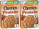 Cheerios Protein Cereal, Cinnamon – Kid-Friendly High-Protein Breakfast for the Breakfast Table, 15 oz