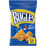 Bugles Salt and Vinegar Crispy Corn Snacks 7.5 oz – Fun Pantry Gift for Snack Lovers and Hostess Hosts