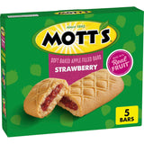 Mott's Soft Baked Apple Filled Bars – Thoughtful Better-for-You Snack Gift for Busy Caregivers, 5 Ct