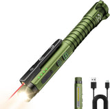 EDC Flashlight Rechargeable – 11-Mode Magnetic LED Work Light for Mechanics and Low Voltage Technicians