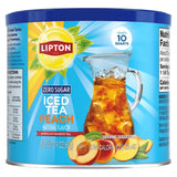 Lipton Sugar-Free Peach Iced Tea Powder – Guilt-Free Afternoon Refreshment for Dieters and Diabetics