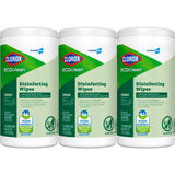 CloroxPro EcoClean Disinfecting Wipes – Unscented Bulk Canister Pack for Streamlined, Clutter-Free Cleaning Carts