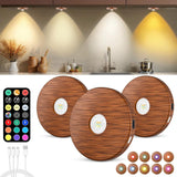 LuminAura Puck Lights – Nursery and Playroom Night Light, Cool Surface Auto Shutoff Timer