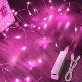 Lakumu LED Fairy Lights Child Safe – Cool Touch Nursery and Kids Bedroom String Lights with Auto Shutoff Timer