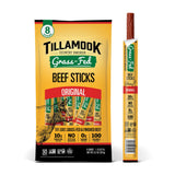 Tillamook Country Smoker Grass Fed Beef Sticks – Thoughtful Keto Friendly Gift for the Health Conscious Snacker, 8 Pack