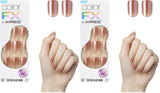KISS colorFX by imPRESS Press On Nails Neutral – ‘Sour Love’ Chrome White Short Oval Manicure for Effortless Everyday and Intentional Living