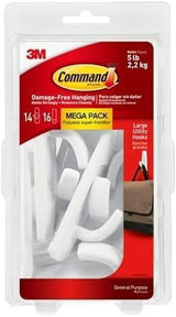 Command 5 lb Large Utility Hooks – Thoughtful Housewarming Gift for Her, Damage-Free Home Upgrade