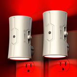 Minimalist Night Light Plug in Wall 2 Pack – Slim Scandinavian LED Nightlight with Clean Lines and Neutral Color Palette