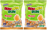 Colombina Bon Bon Bum Lollipops – Tropical Hard Candy with Chewy Gum Center for Kids Lunchboxes and After-School Snacks
