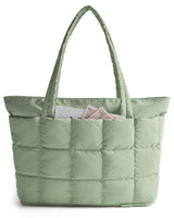 BAGSMART Puffer Tote Bag – Thoughtful Birthday Gift for Women Who Travel, Work, and Work Out