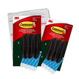 Command Outdoor Bronze Hooks for Uncluttered Walls and Intentional Decor, No Tools No Holes
