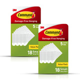 Command Small Picture Hanging Strips – Clean Wall Display for Intentional Living Spaces, 4 lb Hold