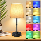 BRIGHTY — Thoughtful Cordless Lamp Gift for Her, Birthday and Housewarming Present in Premium Linen Shade