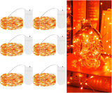 TingMiao Battery Operated Fairy Lights – Nursery and Playroom Safe Decor, 6 Pack 7.2 ft Mini LED