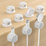 Cable Management Clips for Remote Work Desk — Magnetic Wire Holders for Laptop, Monitor and PC Setup, 9-Pack