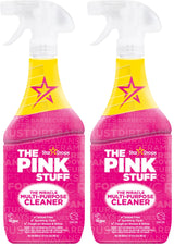Stardrops Pink Stuff Rhubarb Multi-Purpose Spray 750ml Triple Pack – Patio, Grill Cart, and Garden Furniture
