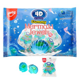 Amos 3D Jelly Seashell Mermaid Candy – Raspberry Low-Sodium Gummy Snack for Health-Conscious Family Pantries