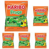 Haribo Gummi Candy Frogs – Mindful Movie Night Snack for Adults, 5 oz Resealable Bag
