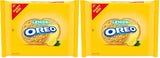 OREO Lemon Creme Cookies – After-School Treat for Children, Golden Vanilla Wafers Party Pack 24.95 oz