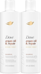 Dove Argan Oil Shampoo for Fine Hair – Thoughtful Haircare Gift for Her, 12 Fl Oz