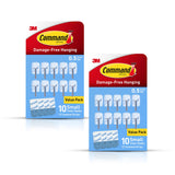 Command Small Clear Wire Toggle Hooks – Thoughtful Housewarming Gift for Renters, Damage-Free Wall Hooks