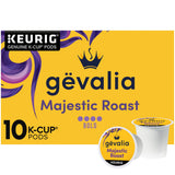 Gevalia Majestic Roast K-Cup Coffee Pods – Mindful Morning Ritual, Smooth Yet Bold Dark Roast for Calm Focused Starts