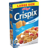Kellogg's Crispix Cereal – Yogurt Topping for Mindful Snacking, Naturally Colored Cereal