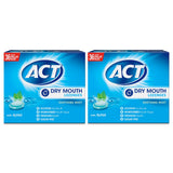 ACT Dry Mouth Lozenges with Xylitol, Soothing Mint – Bedtime Self-Care Ritual for Chronic Xerostomia Relief, 36 ct., 2 pk
