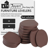 Jayen Rubber Shims – Office Desk & Chair Stabilizers, Non-Slip Rubber Wedges for a Steady Home Workspace